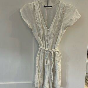 Abercrombie lined romper with pockets